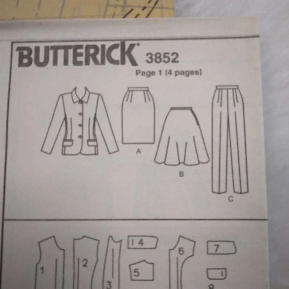 Butterick 3852 sz